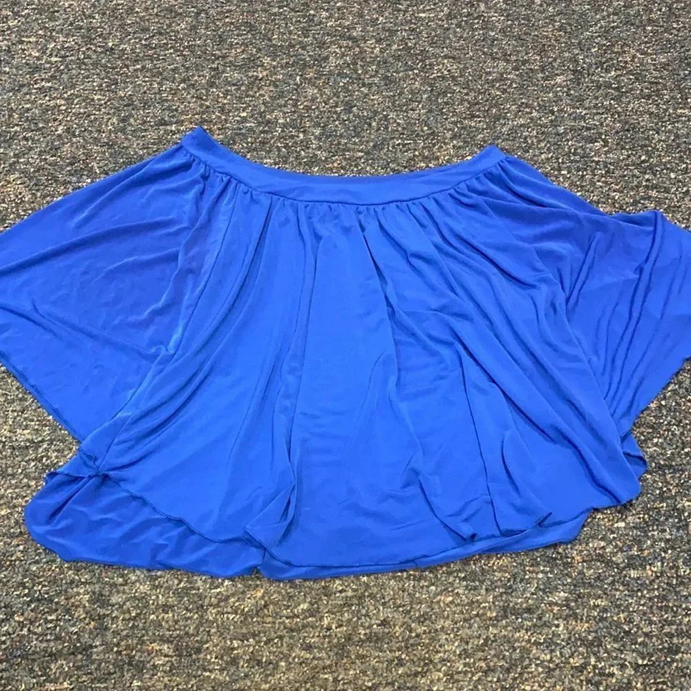 Express Blue Fit and Flare Skirt sz. S